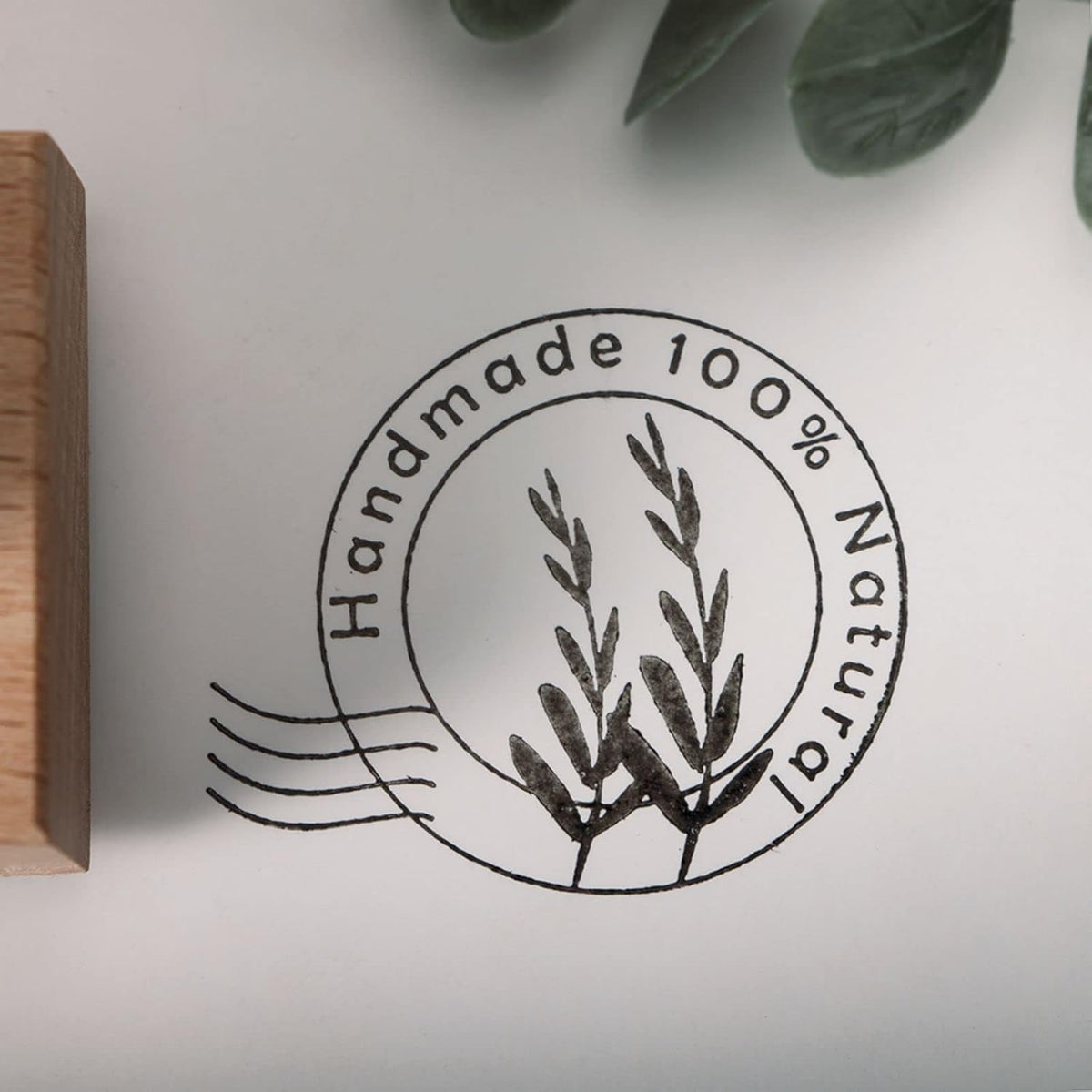 Custom Logo Text Stamp - Personalized Stamp Clearly Impressions on Various Surfaces Custom Stamp for Business Logo Branding or Crafting Needs