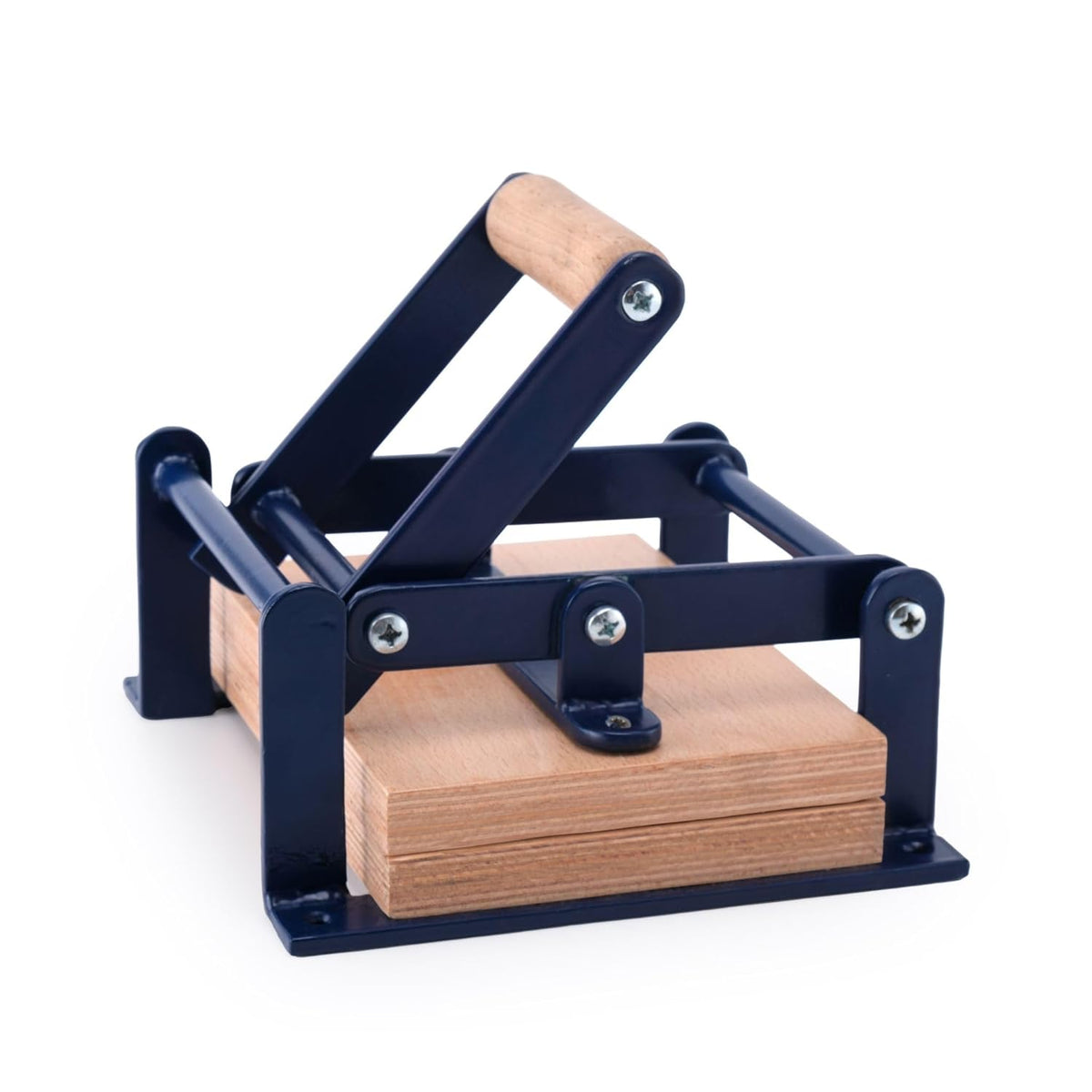 Linocut Printing Hand Lever Press Machine, Lino Cuts, Cutting Printing, Linoleum Blocks Printmaking, Rubber Roller Green Blue Crafts Supplies Tools Kit Print Maker Woodblock Ink (BLUE, A5)