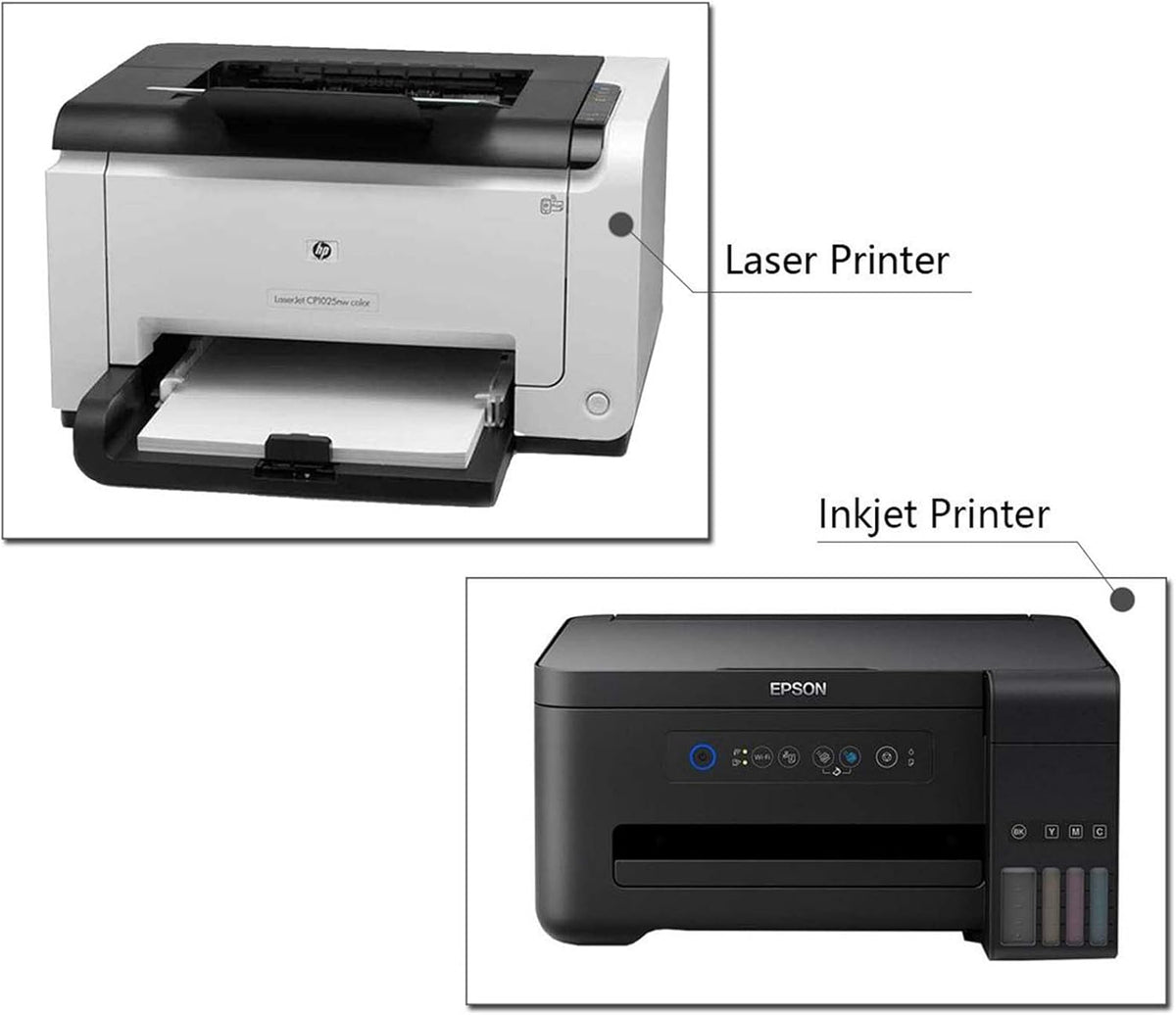 Coopaty 1" x 2-5/8" Shipping Labels, 3000 Labels (100 Sheets) - White, Blank, Laser Inkjet Printer Compatible