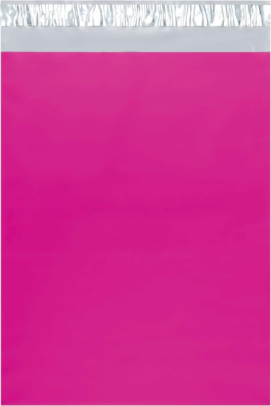 Pink Poly Mailers 12 x 15.5 Inches Shipping Bags for Small Business，Pack of 50
