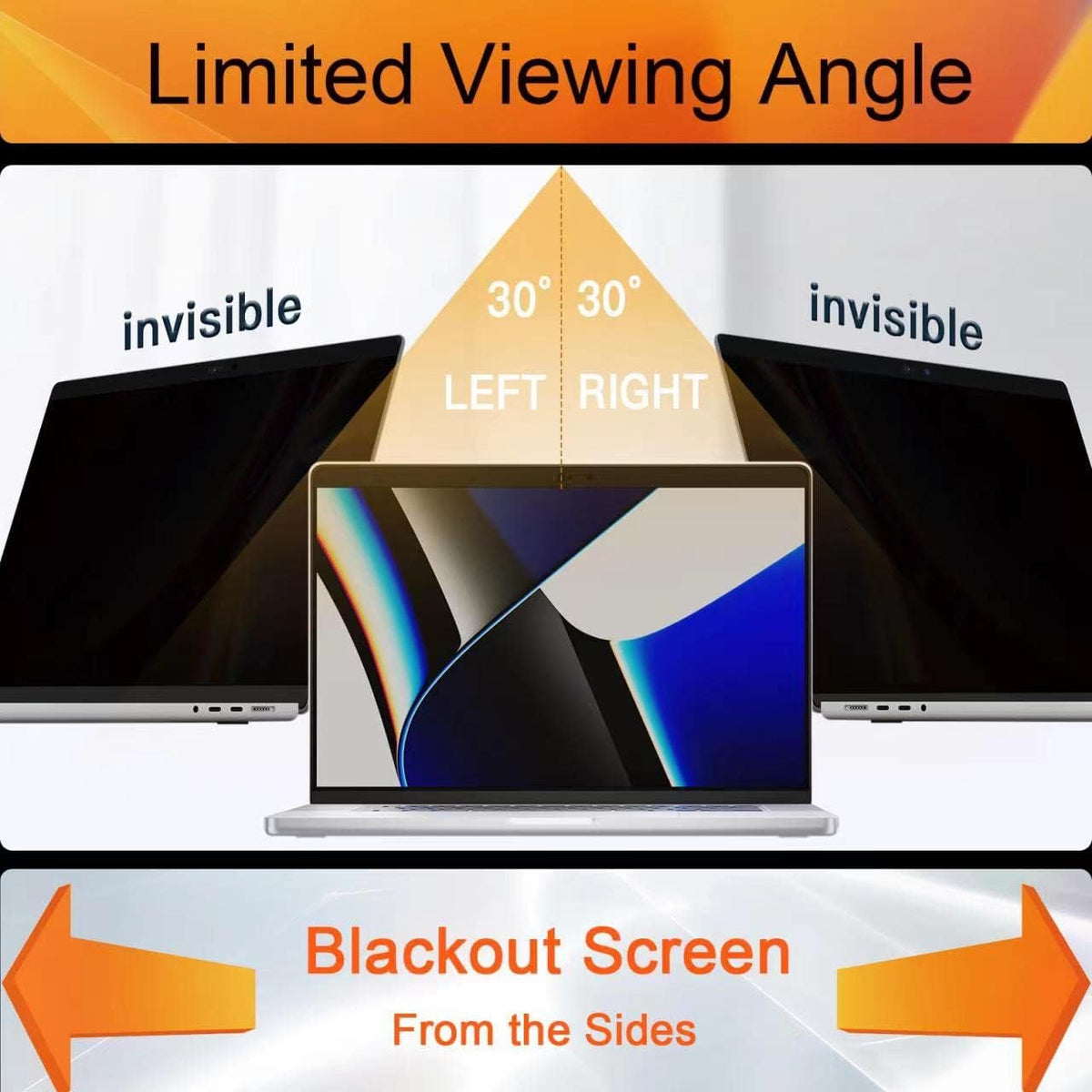 Magnetic Privacy Screen MacBook Pro 13 Inch (2012-2015), Removable Anti Blue Light Glare Filter Laptop Privacy Screen Protector with Camera Cover for Apple Mac 13''