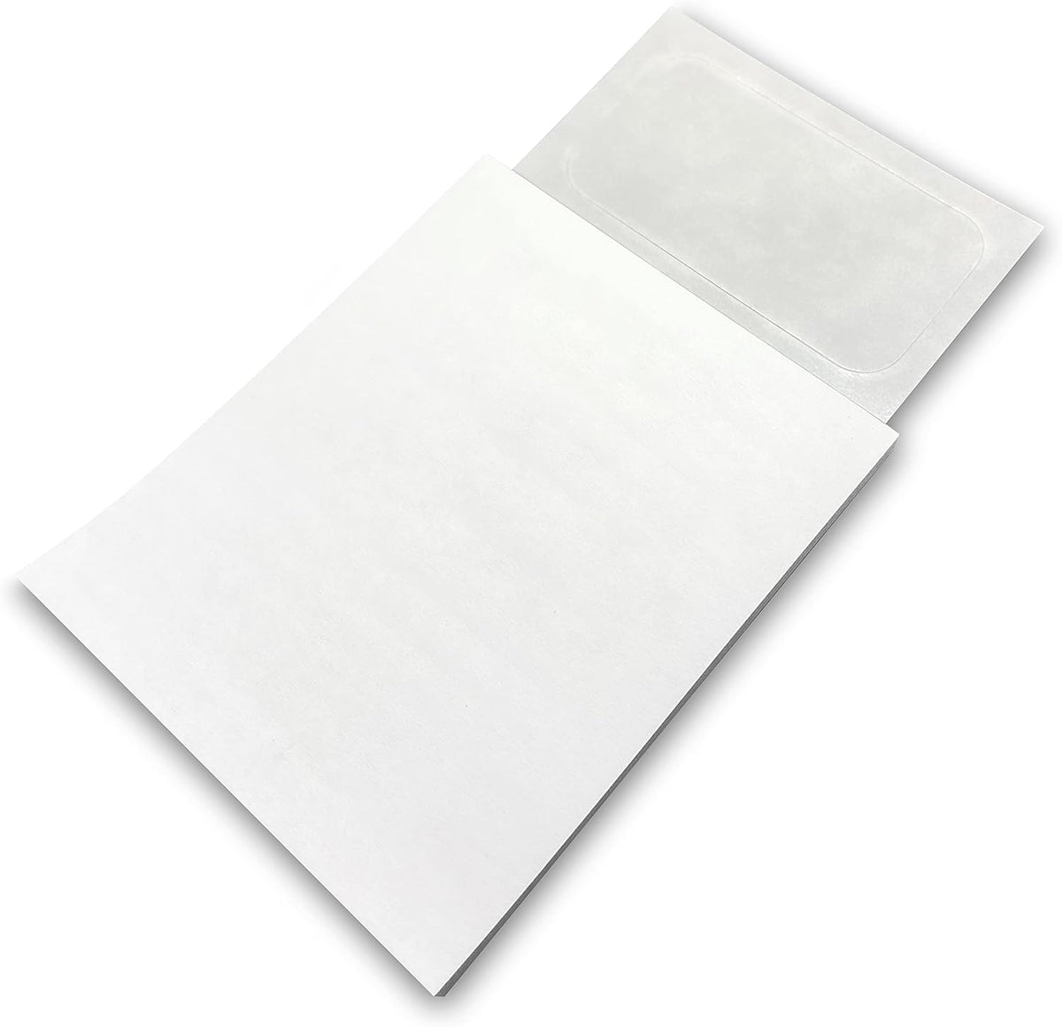 MaxMagnetics Blank Notepad With Magnetic Self Adhesive Peel and Stick, To instantly Create your 50 Sheets Business Card Notepad (10)
