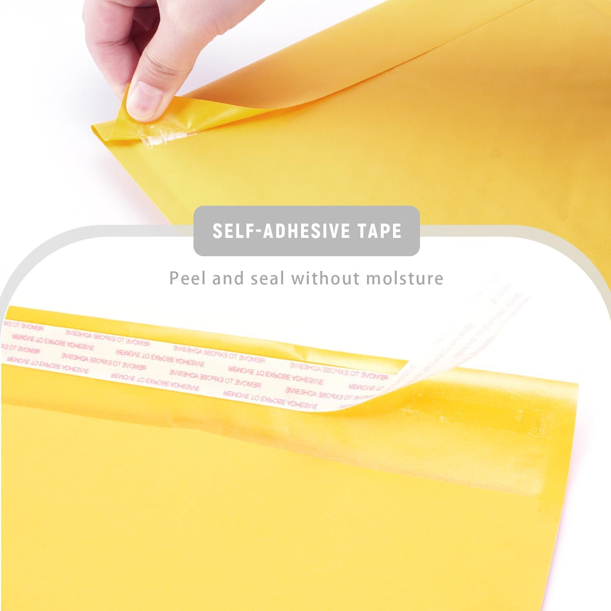 Yellow Kraft Bubble Mailers 9.5x13.5 inch 25 Pack, Lightweight Packaging Padded Mailing Envelopes, Self Seal Kraft Envelopes Shipping Bags for Cosmetics