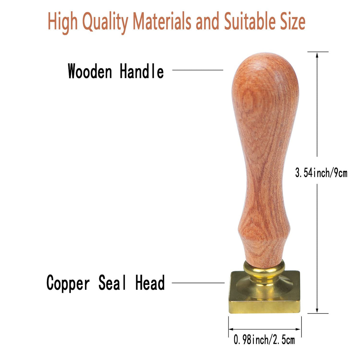 Wax Seal Stamp, ANBOSE Animal Sealing Wax Stamp with Removable Brass Head Wooden Handle, Moon Balloon Wax Sealing Stamp for Envelope Sealing Wax