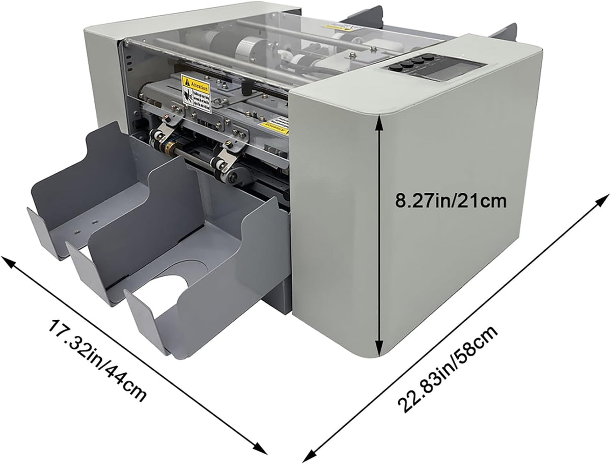 Fully Automatic Business Card Cutting Machine Automatic Paper Feeding in Double Rubbing A4 Business Card Cutter Cutting Speed 30 pcs/min 110V