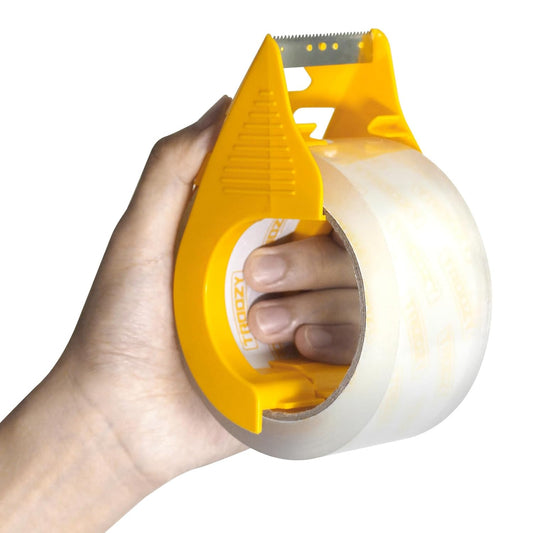 Clear Heavy Duty Packing Tape with Dispenser for Packing Shipping Moving and Storage, 2.68 Mil Thick, 1.88 in x 66 yd, 1 Pack