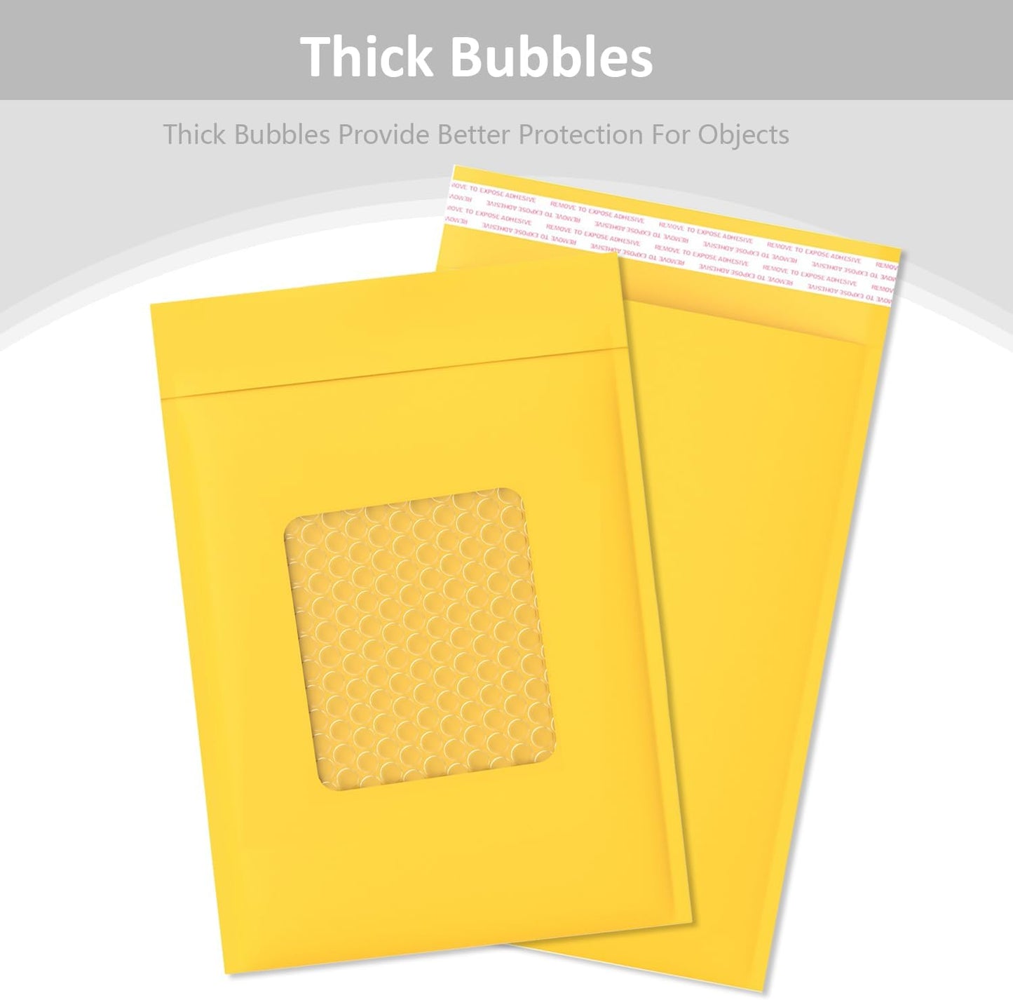 4x7 Inch Yellow Kraft Paper Bubble Mailers - Durable Bubble Cushioned Envelopes with Peel-and-Seal Adhesive, Lightweight Privacy Protection for Documents, Jewelry & Fragile Items (25 Pack)