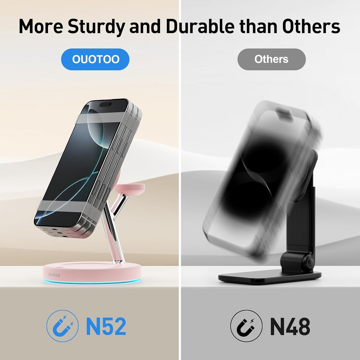 2025 3 in 1 Charging Station Compatible with Magsafe Charger Wireless Charger Stand for iPhone16 15 14 13 12 Series Wireless Charging Station for AirPods Wireless Charging Stand for iWatch Series