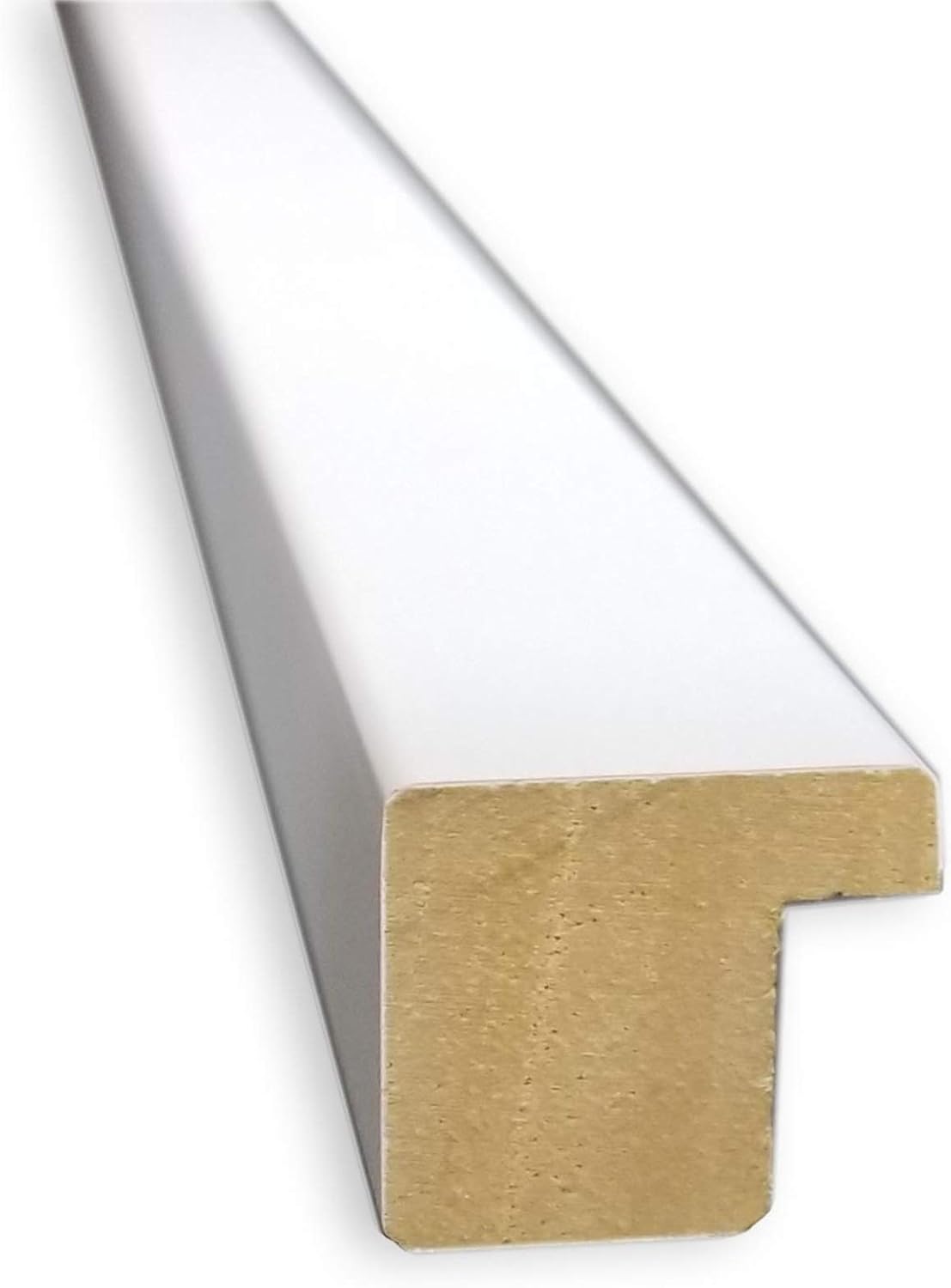 Amanti Art Natural Cork Board for Wall, 13x37 Vision Board with White Frame, Medium Corkboard Office Decor for Home Organization, Modern Corkboard Pinboard to Display Items for Home Organization in