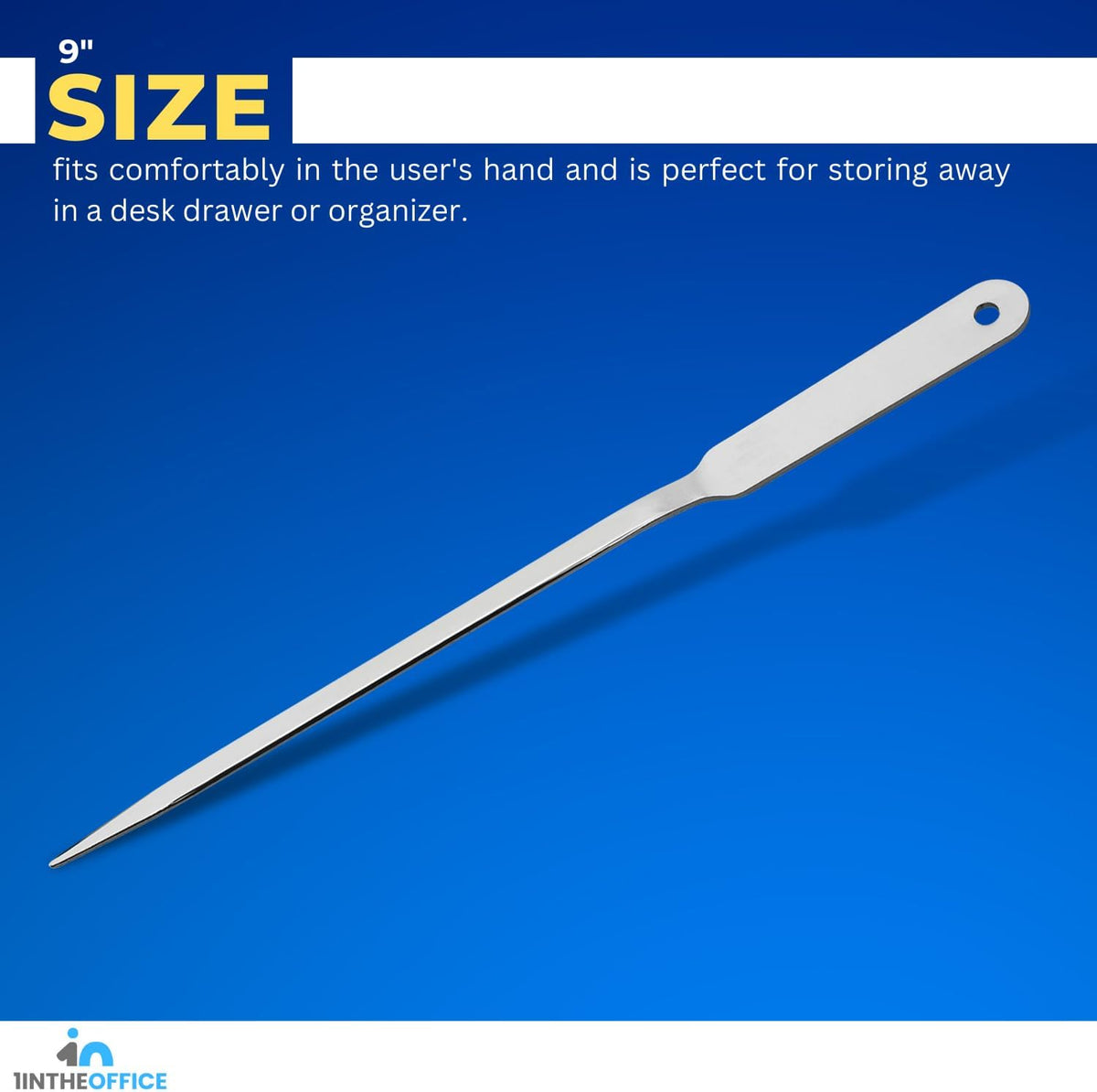 1InTheOffice Letter Opener, Stainless Steel Envelope Opener (6 Pack)