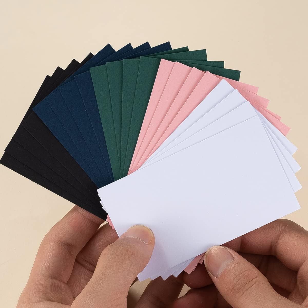 50 Sheets Blank Cardstock Paper 250 GSM Thick Heavy Cards Stock for DIY Art Projects, Card Making, Postcards, Greeting Cards, Birthday Party, Wedding Invitation (White, 3x5 inches)