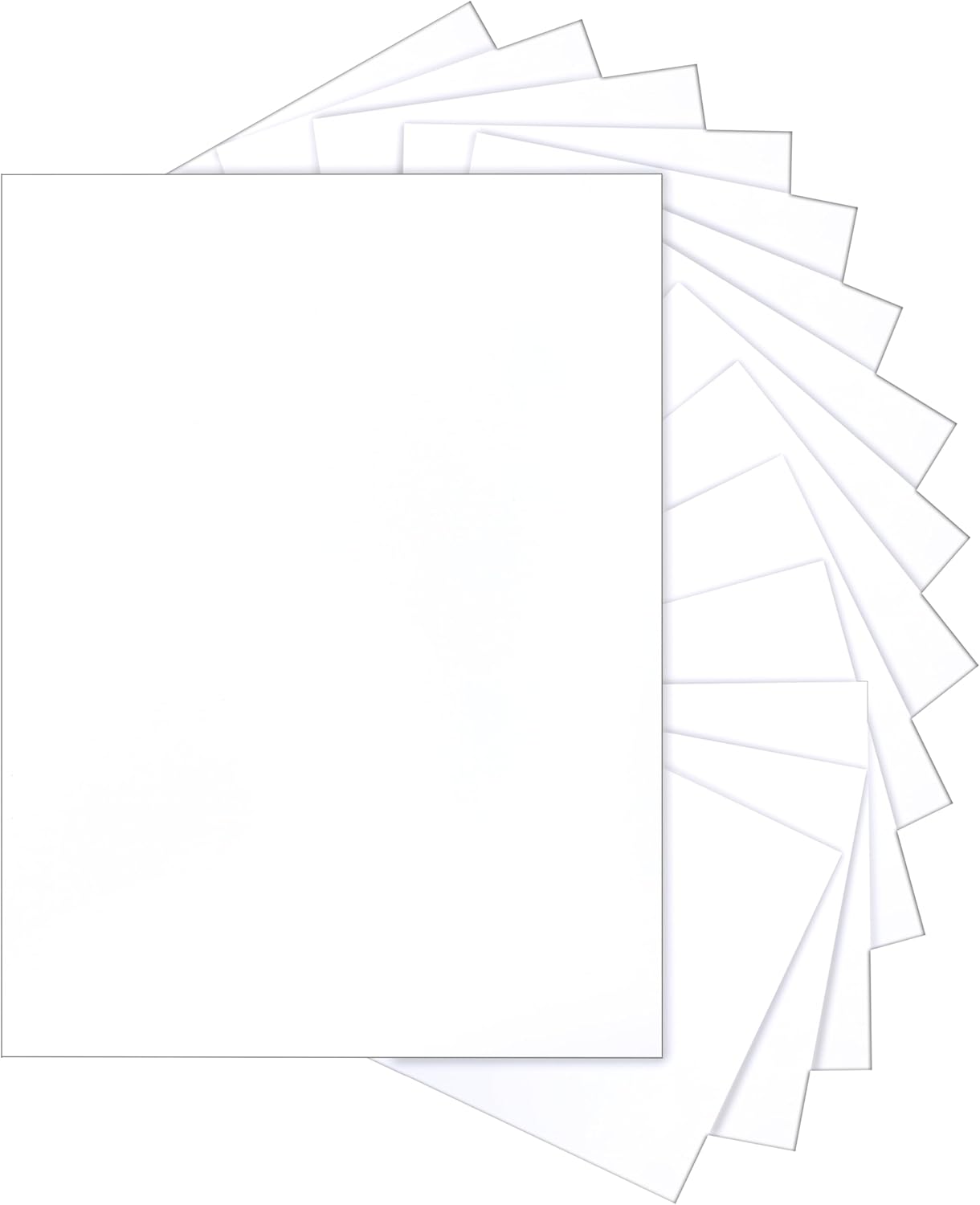 100 Sheets Bright White Cardstock 8.5 x 11 Printer Paper, 200gsm/75lb Thick White Construction Paper Card Stock for Certificates, Menus, Cards Making, Business Cards, School Crafting