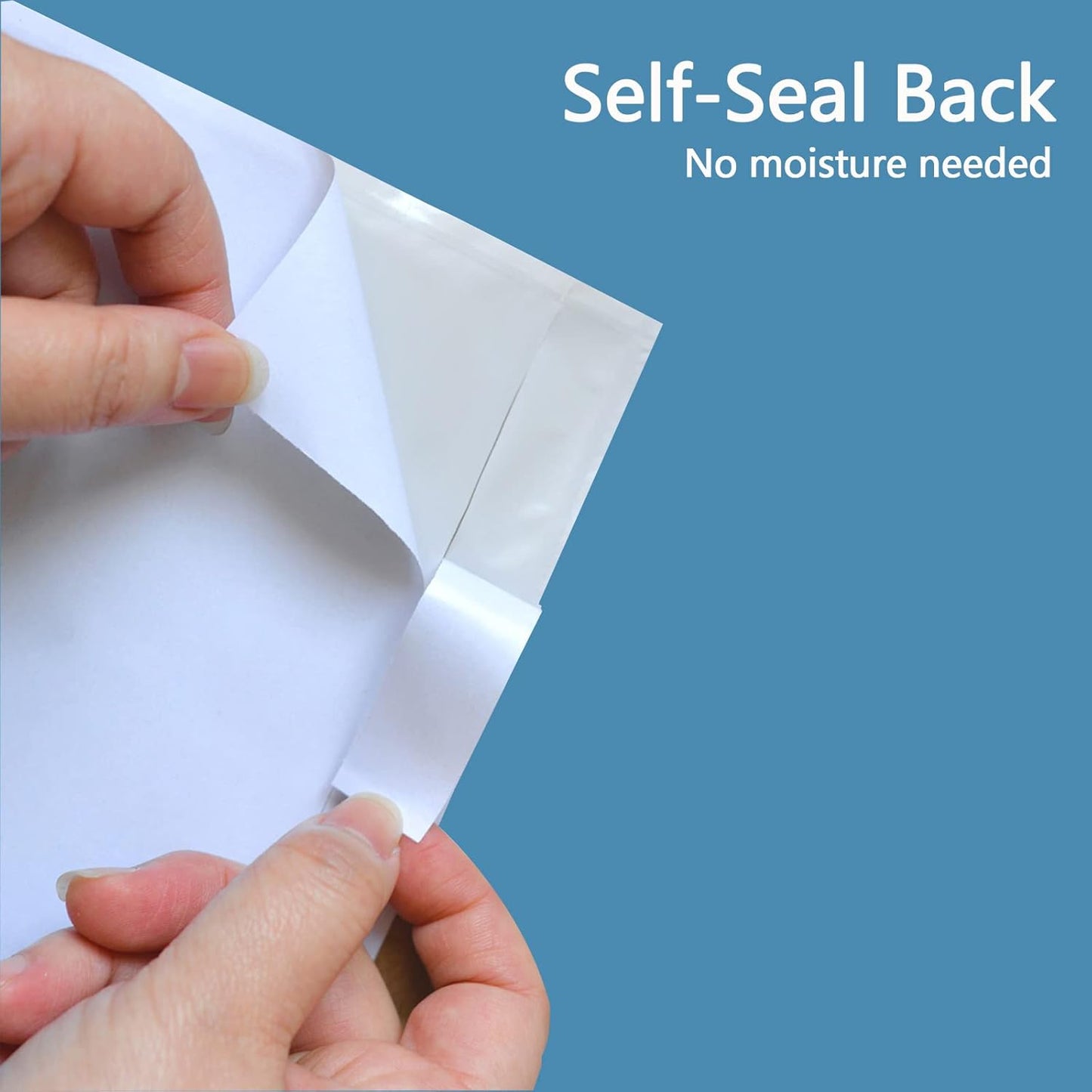 1000 PCS 7.5"x 5.5" Clear Self-Adhesive Packing List Envelopes - Plastic Shipping/Mailing Pouch Enclosed Bags for Packing Slips Invoice Label