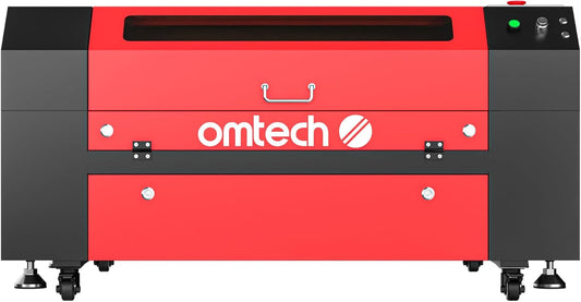OMTech 60W CO2 Laser Engraver, 28x20 Inch Laser Engraving Cutting Machine with Autolift 4 Way Pass Air Assist Water Pump, Commercial Laser Engraver Cutter for Wood Glass Leather More