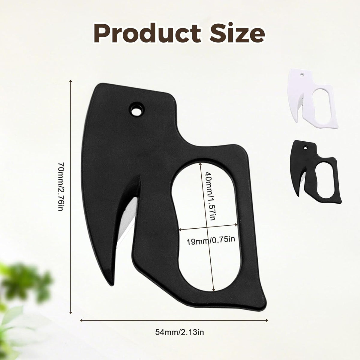 Letter Opener Envelope, 2025 Upgrade Envelope Opener Slitter Mail Opener Tool with Concealed Sharp Blade, Wrapping Mail Paper Cutter Envelope Cutter for Office Worker School Home (Black+White,3PCS)