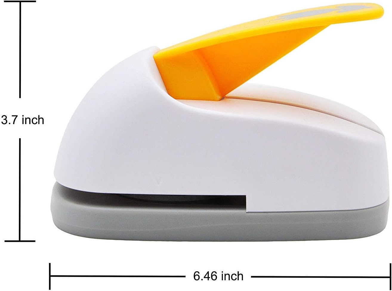 Craft Lever Punch 3 inch Heart Paper Punch Professional Tool for Valentine's Day Paper Crafting DIY Projects，Gifts，Stationery，Education，Greeting Cards Arts Fun Projects