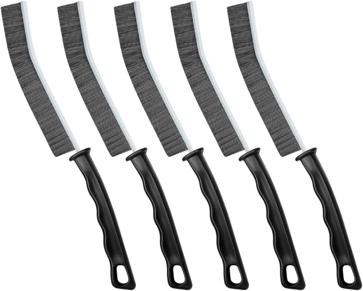 Crevice Cleaning Brush, Multifunctional Hard-Bristled Gap Scrub Brush, Gap Cleaning Tool, Home Essentials, Bathroom Cleaner Tools for Household Use, Kitchen, Window, Faucets, Toilet, Grout, Car, 5pcs