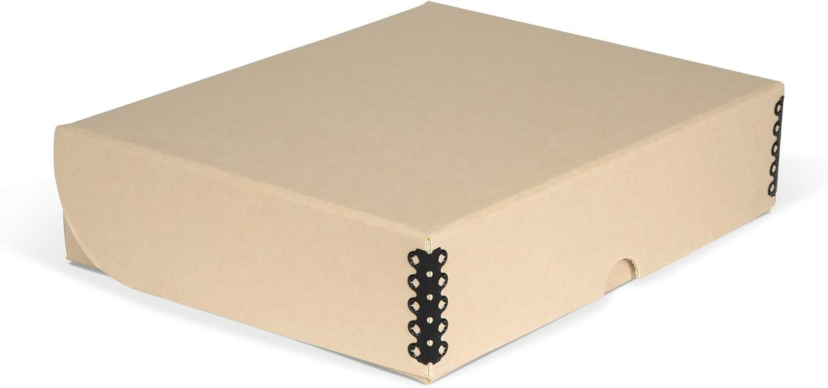 Gaylord Archival Tan Clamshell Preservation Box - 11 1/2W x 17 1/4L x 3" H