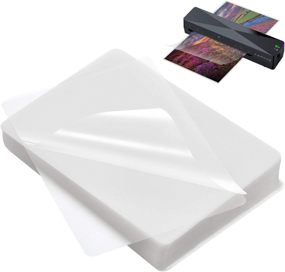 Coopaty Thermal Laminating Pouches, 8.9 x 11.4 Inches, 3mil 500Pack, Clear, Letter Size