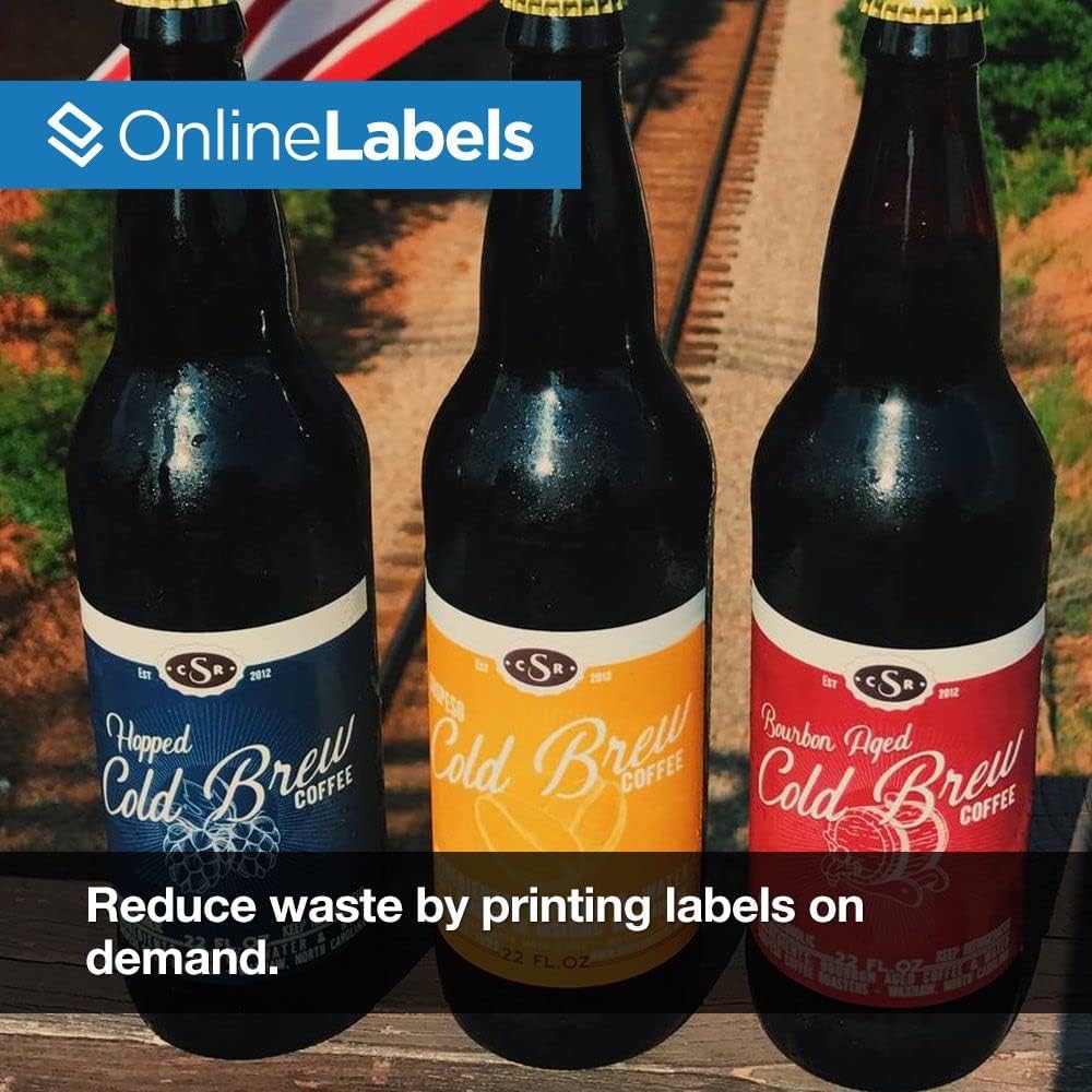 4 x 4 Square Label - Pack of 8,000 Labels, 2,000 Sheets - Inkjet/Laser Printer - Online Labels
