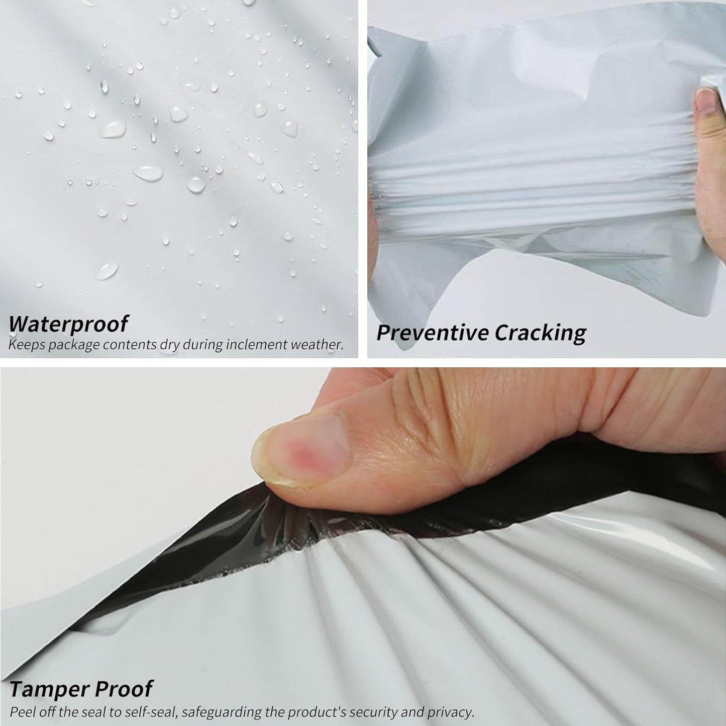 10" x 13" Poly Mailers Shipping Mailing Envelopes Bags, Envelopes Shipping Bags Self Sealing 2.5Mil (1000 Bags)