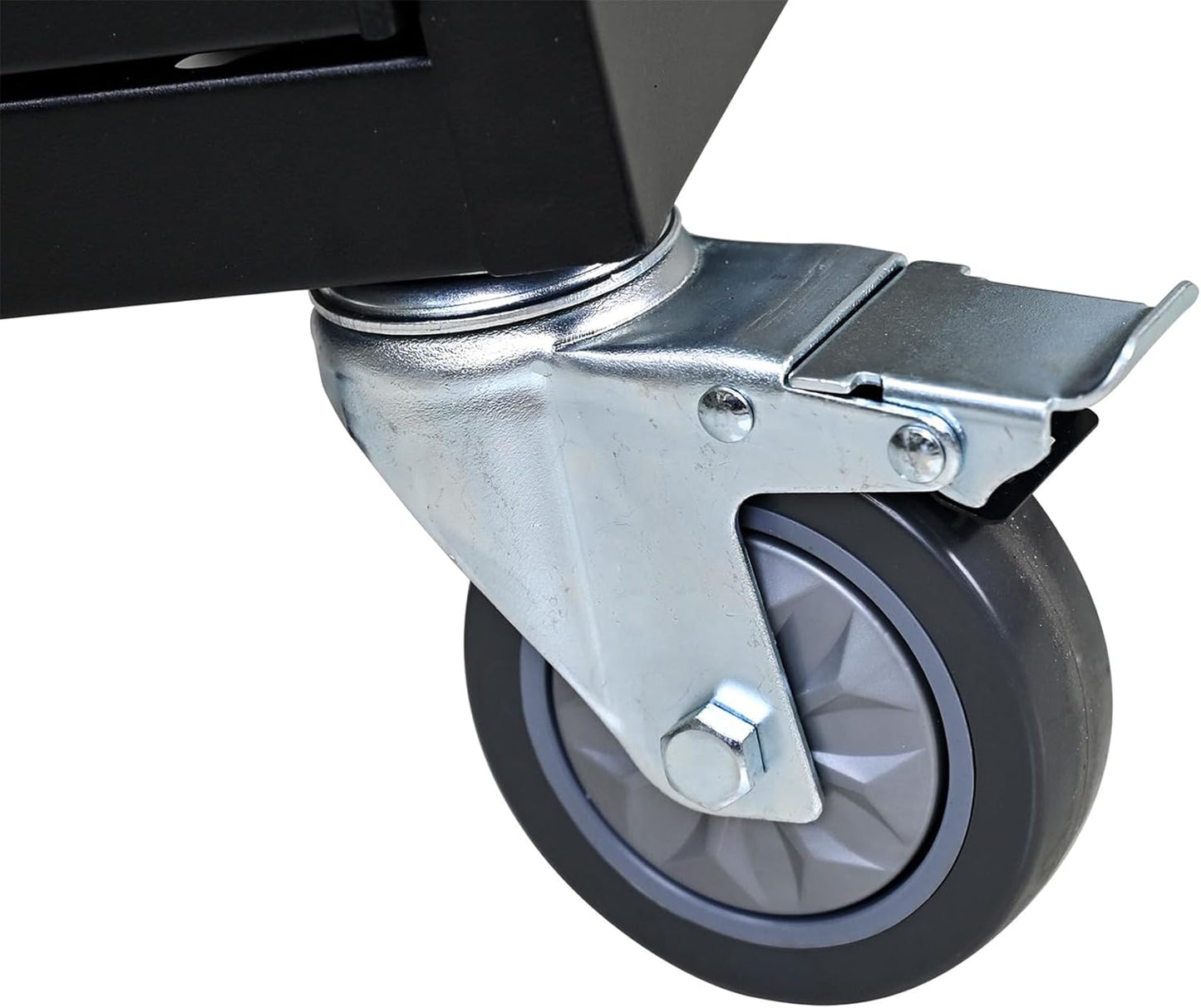 16 Device Mobile Charging Cart/Cabinet - Laptop & Tablet Storage, Lockable Station, Black