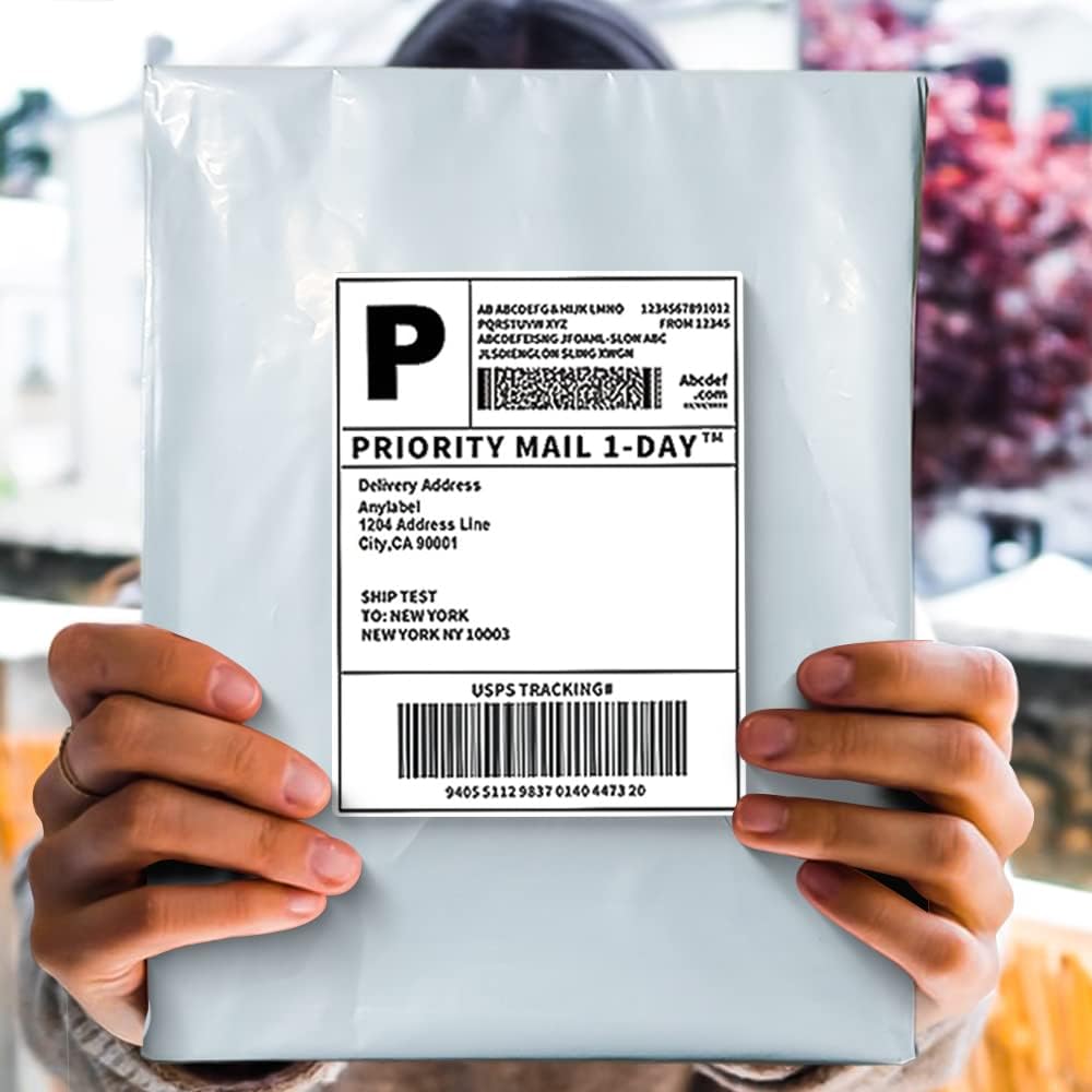 POLYSELLS 50 pcs 24x24 Inches White Poly Mailers Shipping Envelopes, Strong Adhesive Sealing, Waterproof, and Tear-resistant Postal Mailing Bags for Clothing, Books, and Accessories
