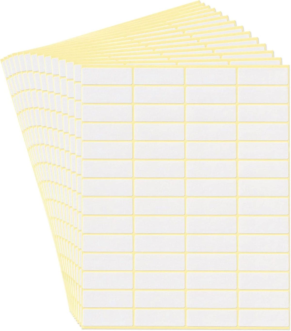 dealzEpic - Self-Adhesive Writable Blank Paper Label Stickers - 13x38mm