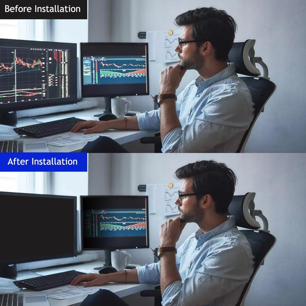 13.3 Inch - 16:9 Aspect Ratio, Width 11.56 Inch (294 mm), Height 6.5 Inch (166 mm), Please Measure The Horizontal and Vertical Sizes of The Screen excluding Edge Before Purchasing.