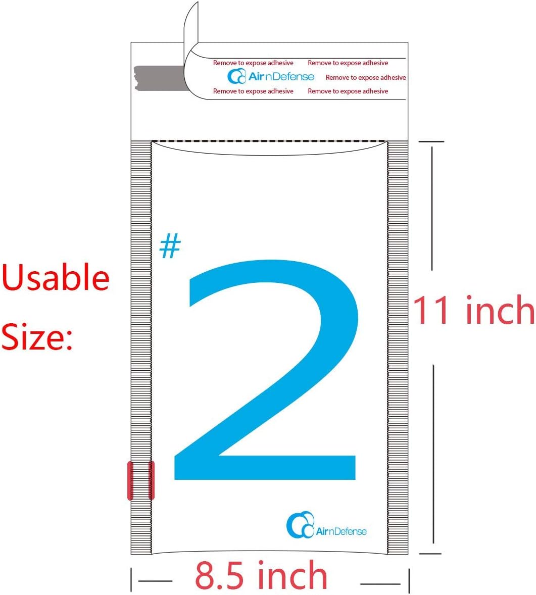 20/100/200/400/1000/2000/3000 pcs #2 8.5x12 Kraft Bubble Padded Envelopes Mailers Shipping Bags AirnDefense (1000)