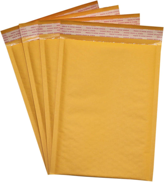 Secure Seal #5 10.5x16 Kraft Bubble Mailers Padded Shipping Envelopes (Pack of 400)