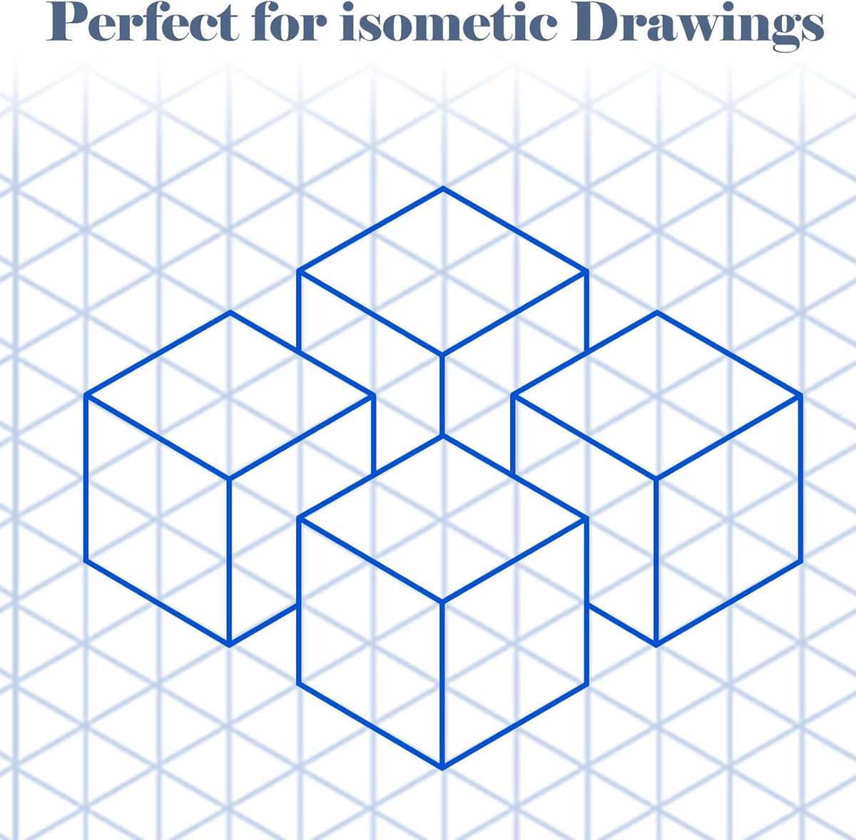 150 Sheets Isometric Graph Paper Pad Isometric Paper Drafting and Graph Pads for 3D Designs Architecture Landscaping Engineering Drafting (8.5x11")