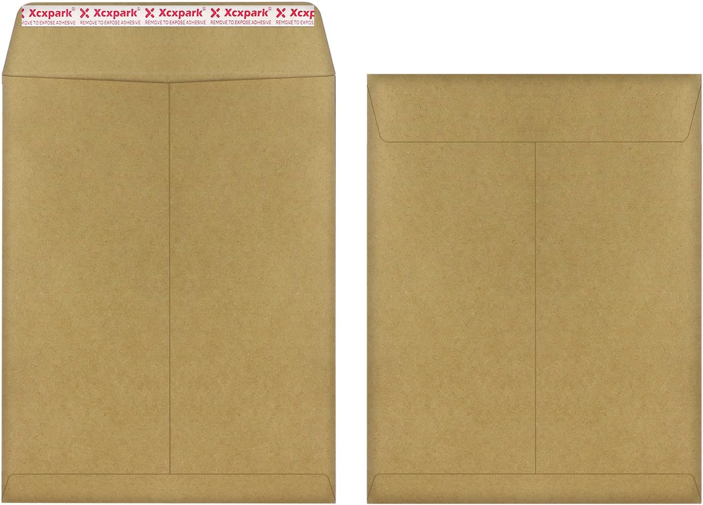60 PCS 9x12 inches Security Catalog Envelopes Printable Self Seal Envelopes, Anti Tear Recycled Kraft Envelopes for Invitation Cards, Pictures, Photos, Documents