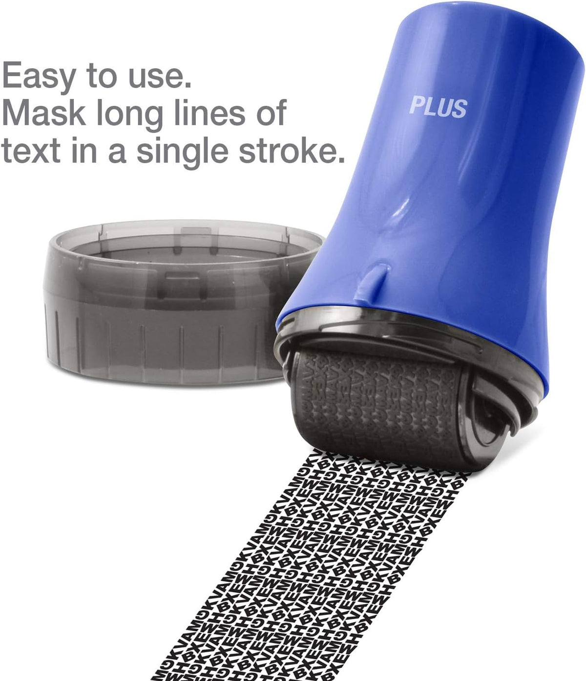 Guard Your ID Wide Advanced Roller 2.0 Identity Theft Prevention Security Stamp Blue