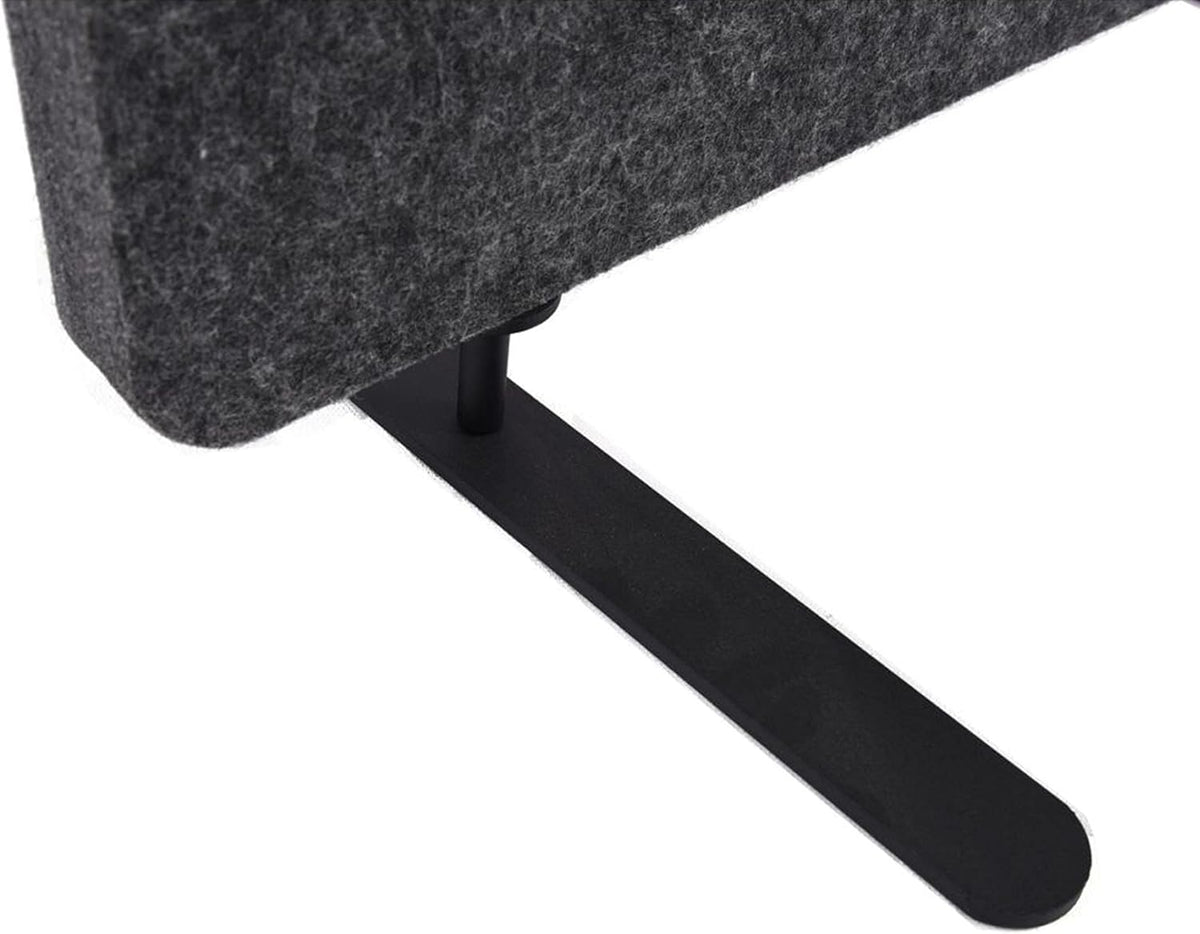 ReFocus™ Raw Freestanding Acoustic Room Divider 3 Pack – Reduce Noise and Visual Distractions with This Lightweight Room Separator (Ash Gray, 24" X 62")