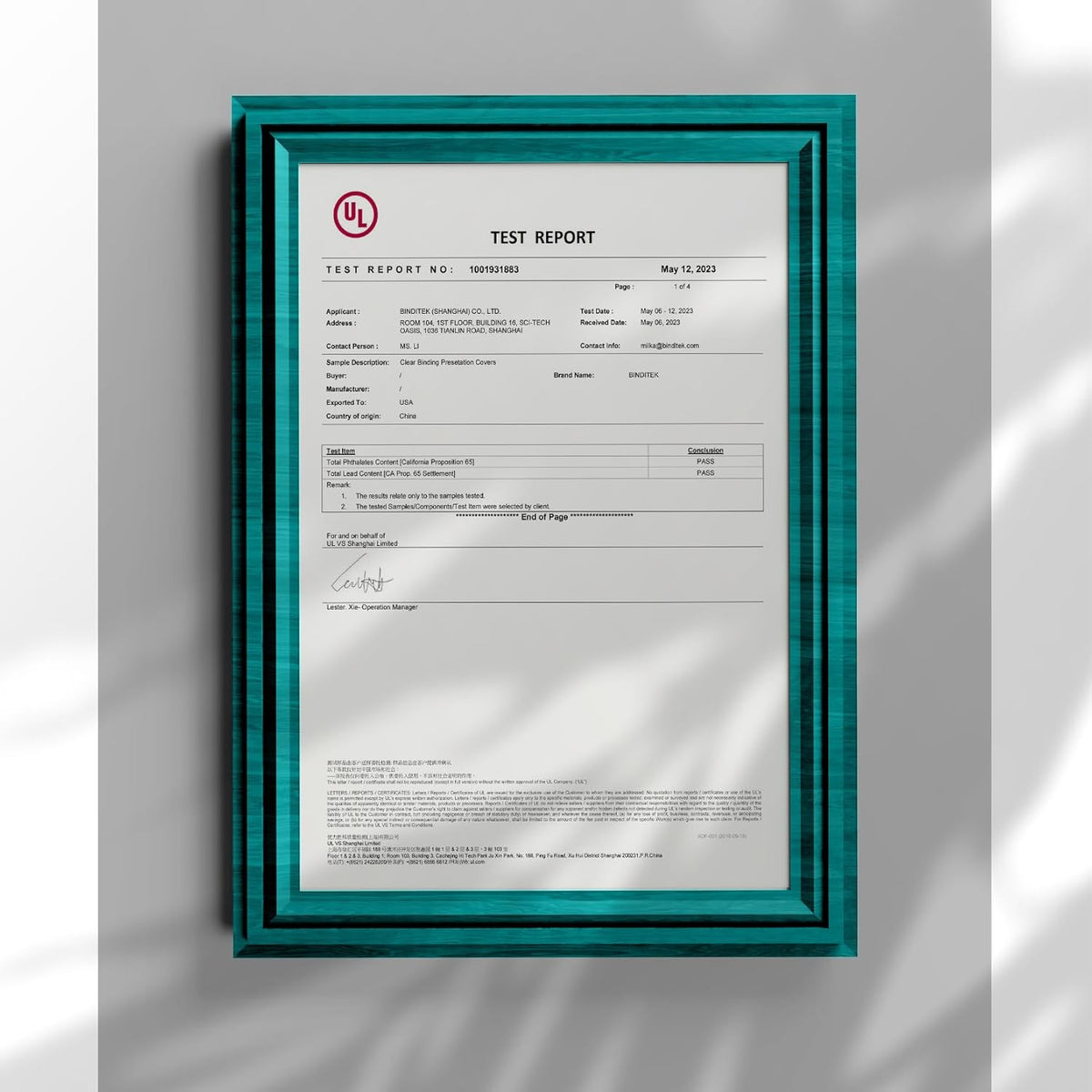 Binditek 200 Pack 8 Mil Clear PVC Binding Presentation Covers, Oversize, 8.75x11.25 Inches, Square Corner, Unpunched, Office School Supplies