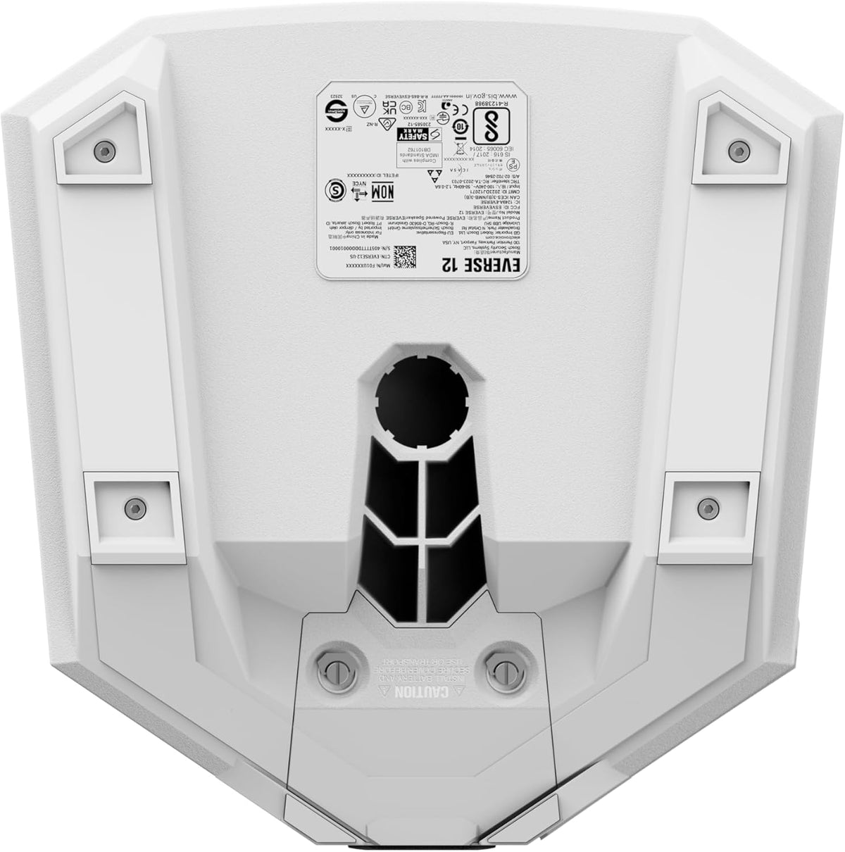 Electro-Voice Everse 12 Weatherized Battery-Powered Loudspeaker with Bluetooth Audio and Control (White)