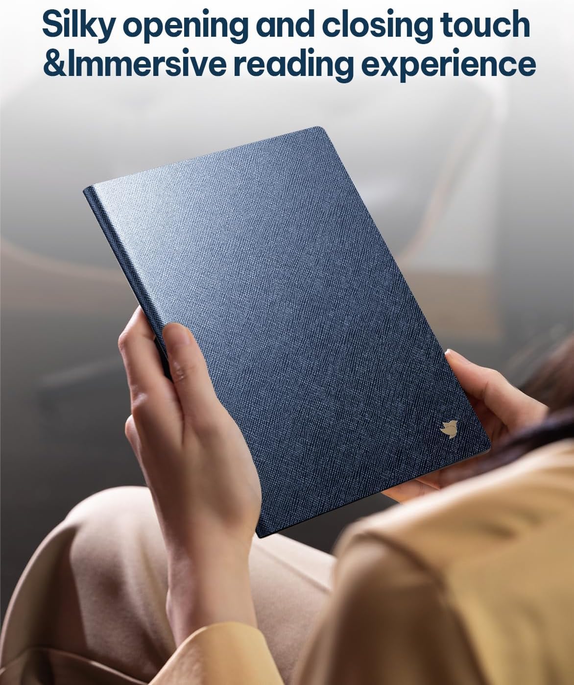 Blue Protective Folio Case for iFLYTEK 8.2" AINOTE Air 2 Note-Taking E-Ink Tablet (Blue Case)