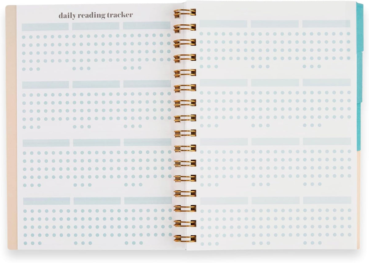 Erin Condren Inspired Collection A5 Reading Log - Books of Wisdom Cover