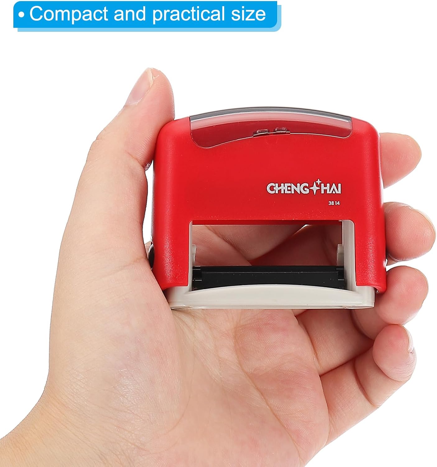 YOKIVE Payment Due Upon Receipt Self Inking Rubber Stamp, Office Ink Business Stamp for Office Documents, Paperwork, Warehouse, Label (Red)