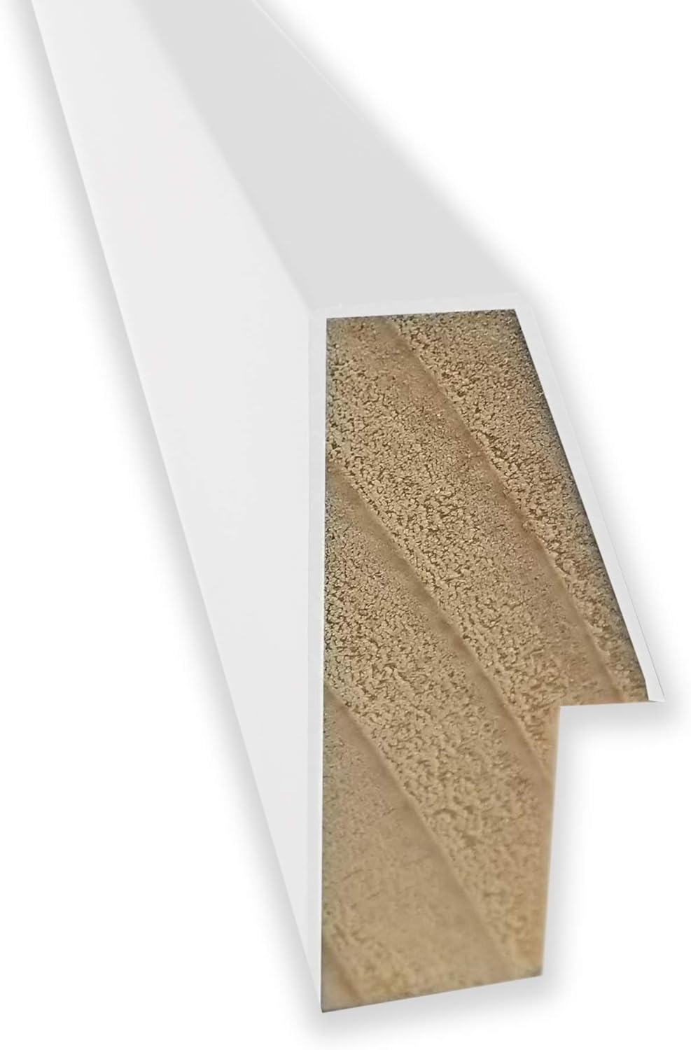 Amanti Art Natural Cork Board for Wall, 35x51 Vision Board with White Frame, Oversize Corkboard Office Decor for Home Organization, Modern Corkboard Pinboard to Display Items for Home Organization in