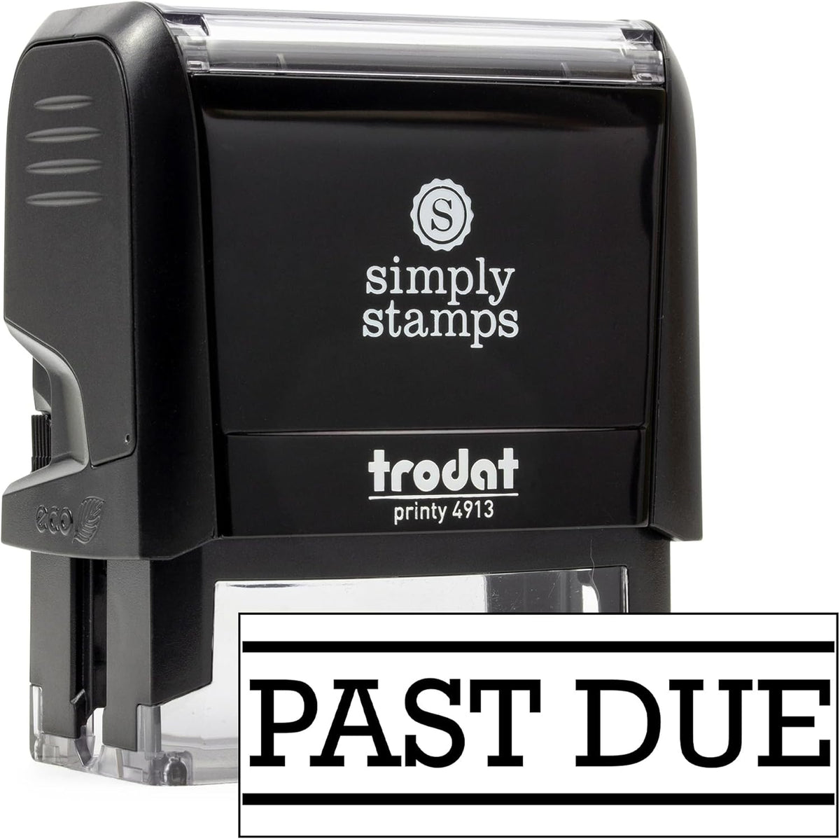 Past Due Office Stamp | 4 Different Sizes | 20 Designs | Multiple Color Options | Perfect for Quick Validation of Office Documents (Past Due, Large)