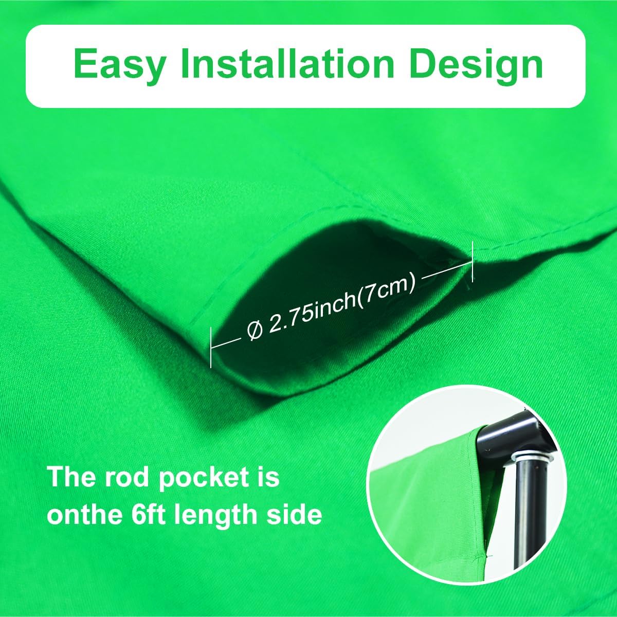 Green Screen Backdrop Background,10 X 13 FT Large Photography Backdrop Photo Background Screen for Streaming Zoom Photo Muslin Green Curtain Video Recording Greenscreen Picture Photoshoot