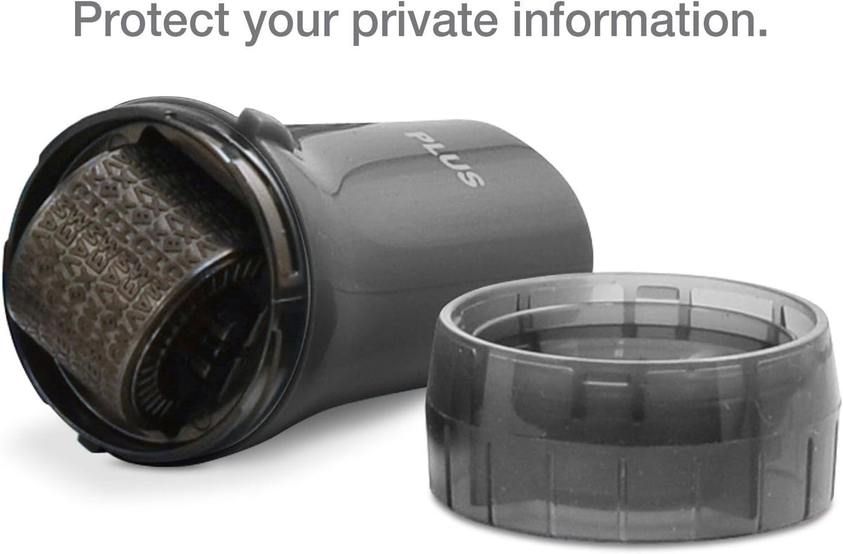 Guard Your ID Advanced Security Roller 2.0 for Identity Theft Prevention Stamping Black