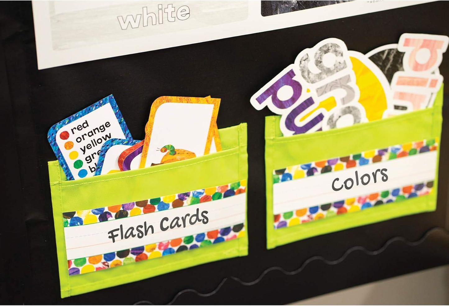 World of Eric Carle 36PC Name Labels For Kids, Colorful Tags for Labeling Classroom, School Supplies, Chalkboard, Desk Organizer and Locker Organization, The Very Hungry Caterpillar Teacher Decor