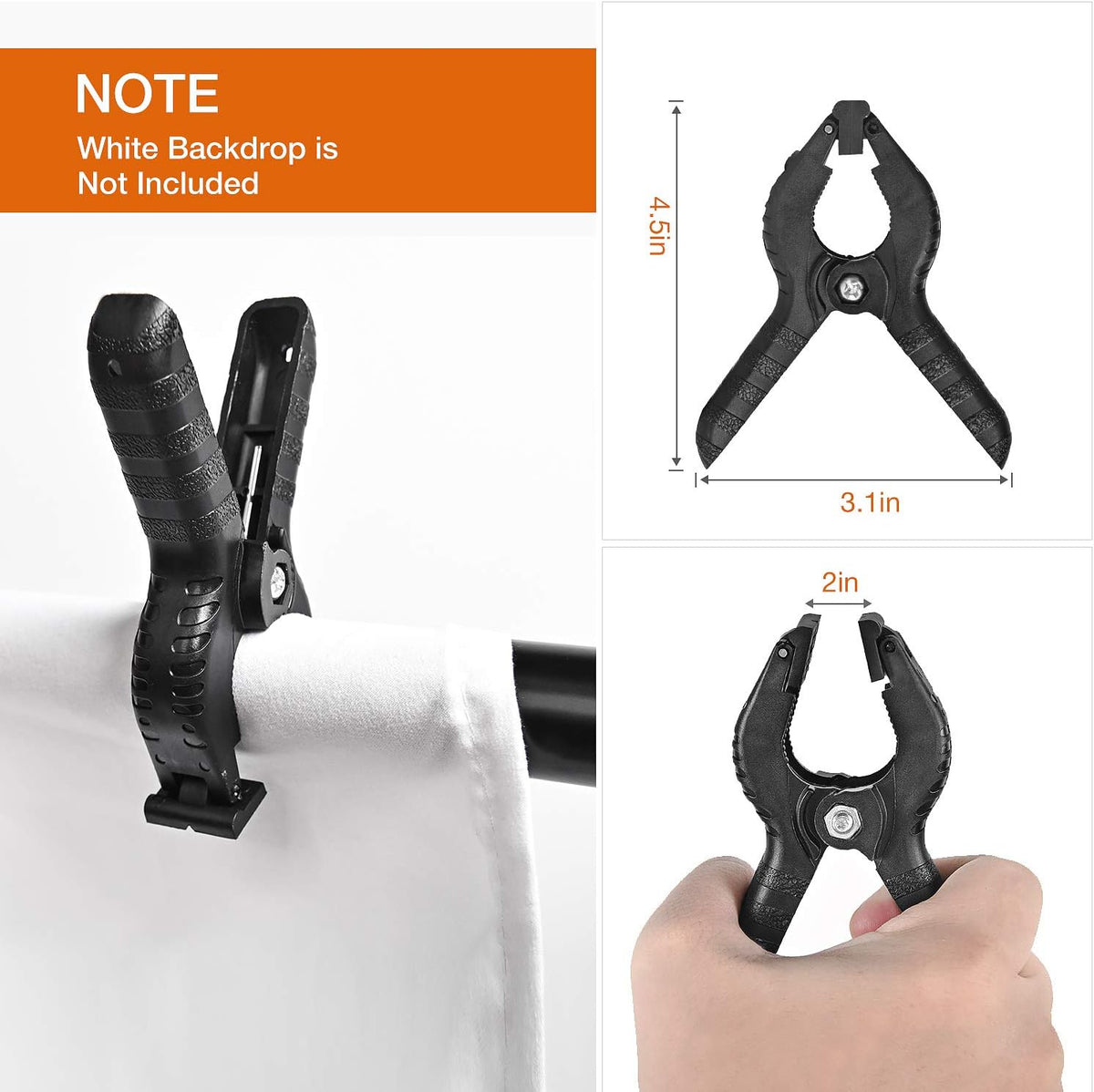 Yesker 8.5X10ft Background Stand Backdrop Support System Kit Photo Video Studio Adjustable Backdrop Stand for Photoshoot Photography Parties Wedding with Carrying Bag