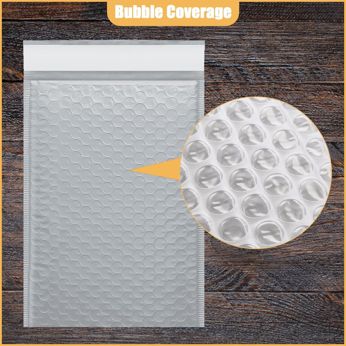 8.5in x 11in Bubble Mailer, Gray Poly Mailer, Padded Envelope, Shipping Envelope, Waterproof, Self-Sealing, For Small Business, Shipping, Mailing, Boutique Packaging(25PCS)