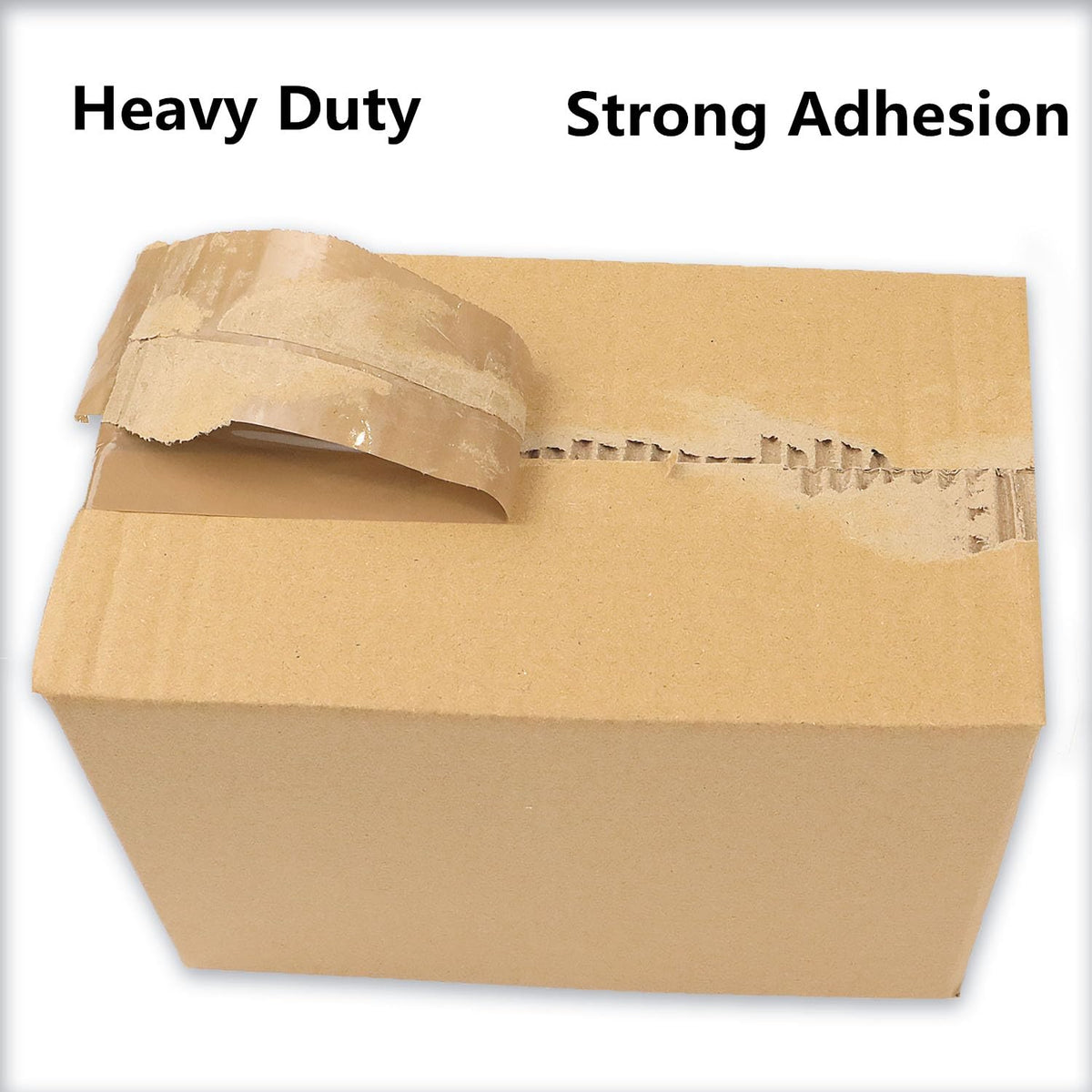 2-Pack Clear Packing Tape with Dispenser-2.7mil x 1.88" x 55Y Heavy Duty Packing Tape for Moving Boxes-Moving Tape Strong Adhesive Packaging Tape.