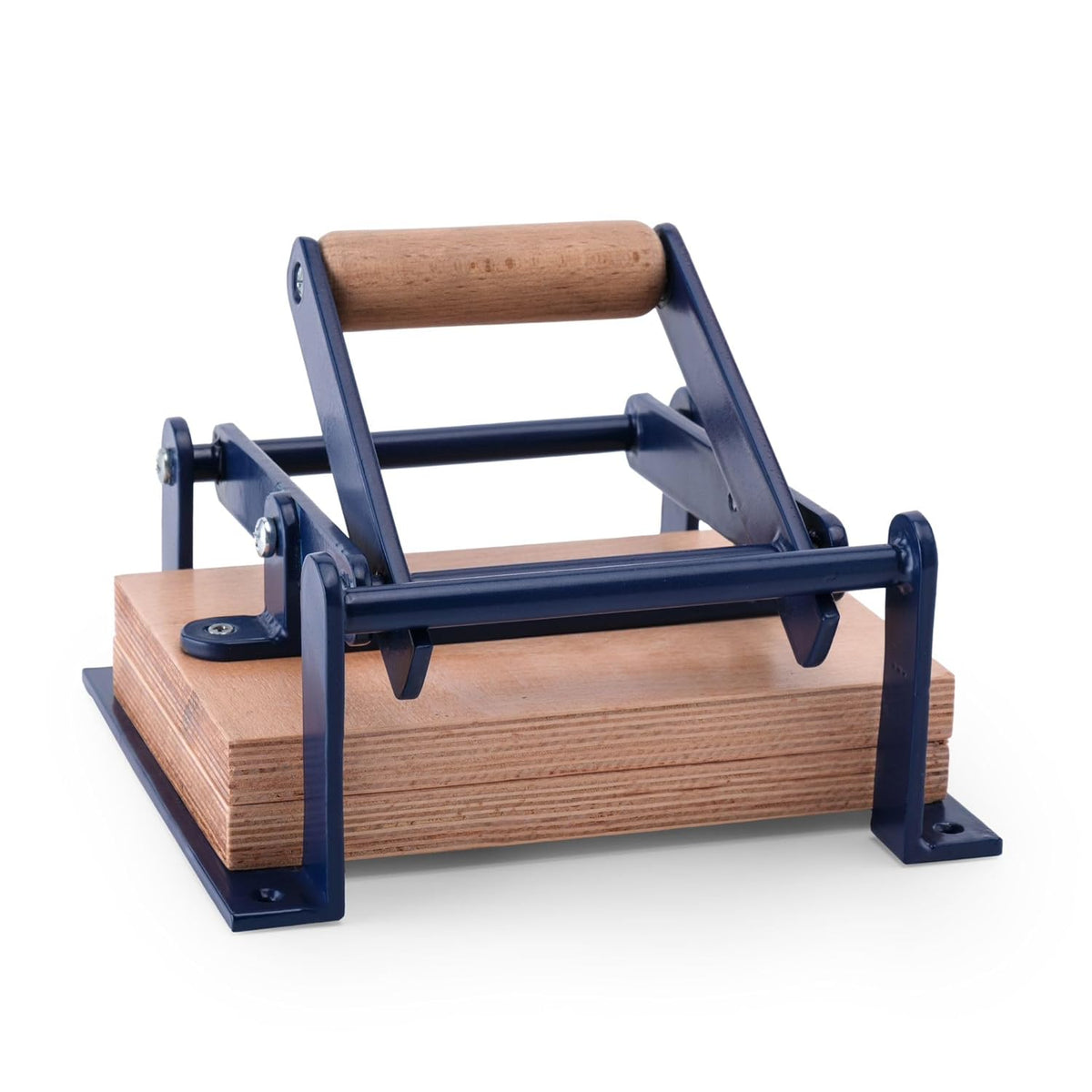 Linocut Printing Hand Lever Press Machine, Lino Cuts, Cutting Printing, Linoleum Blocks Printmaking, Rubber Roller Green Blue Crafts Supplies Tools Kit Print Maker Woodblock Ink (LEGAL SIZE, BLUE)