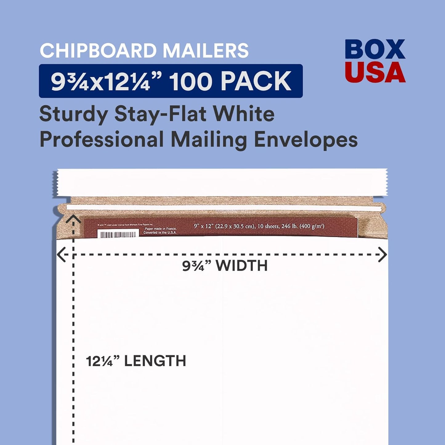 BOX USA StayFlat Mailer & Shipping Mailers